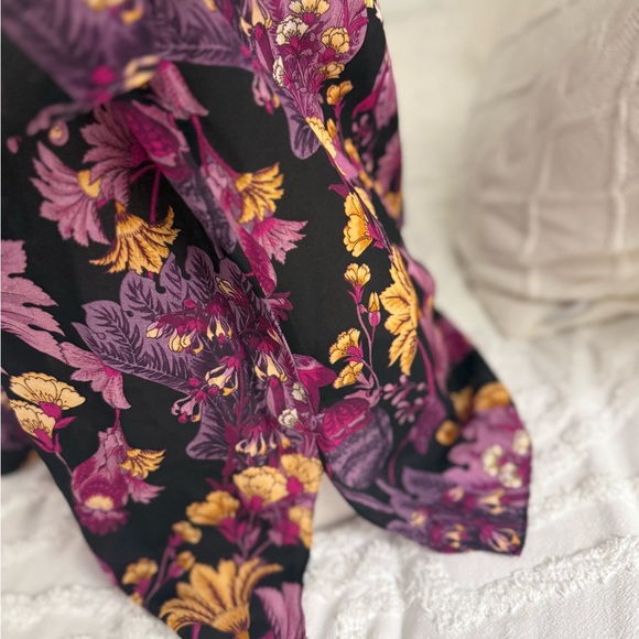 Kobi Halperin Floral Blouse - Black and Purple - Picture 3 of 16